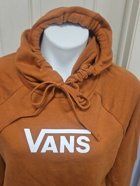 Vans Streetwear Bikercore Burnt Orange Pullover Hoodie